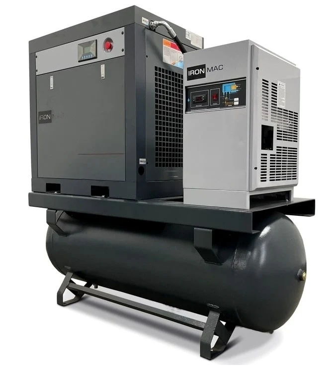 Винтовой компрессор IRONMAC IC 15/8 C VSD DF 500L (IP 23)